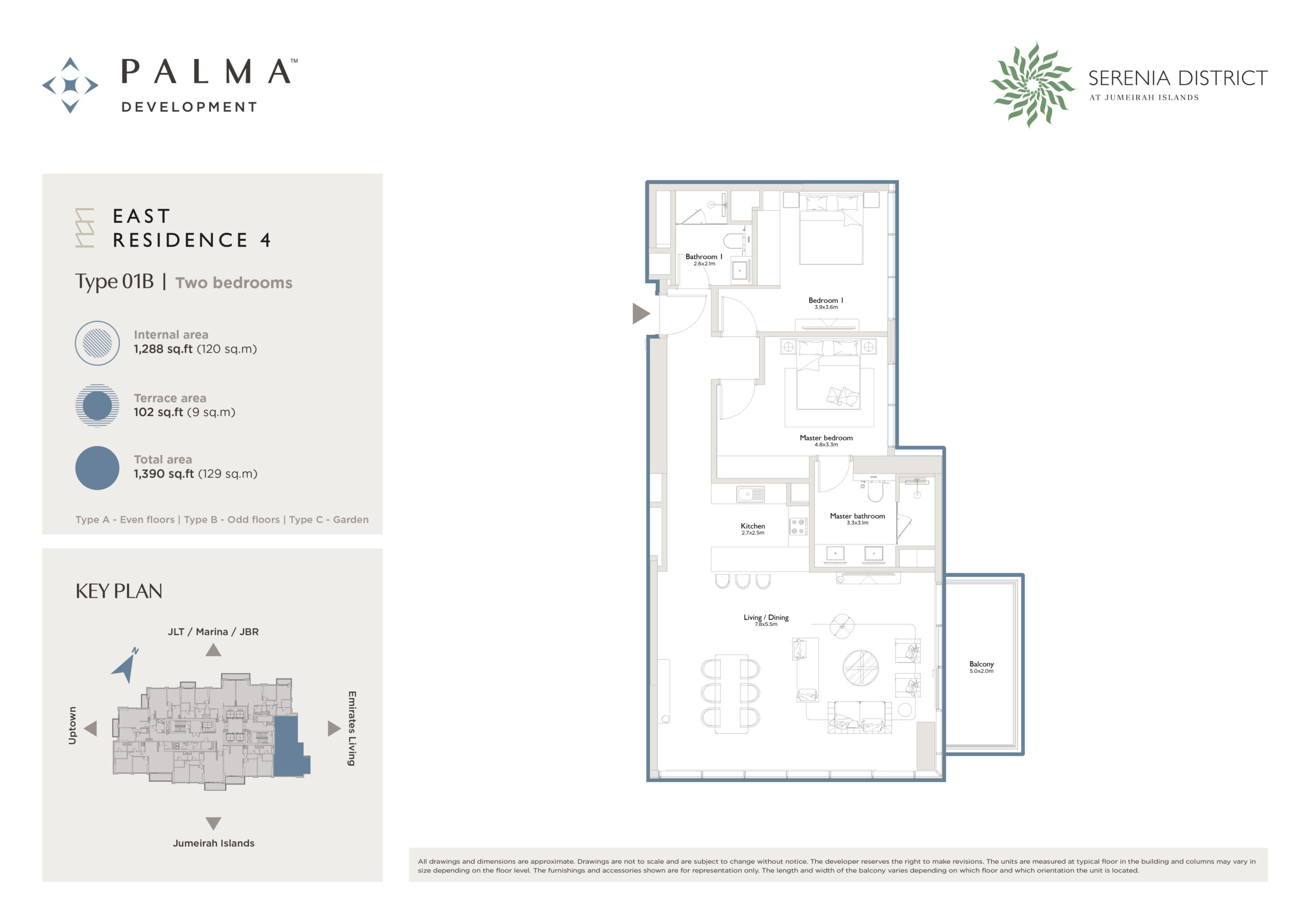 T4 East Residence - Level 5_T4 ODD - Unit 01